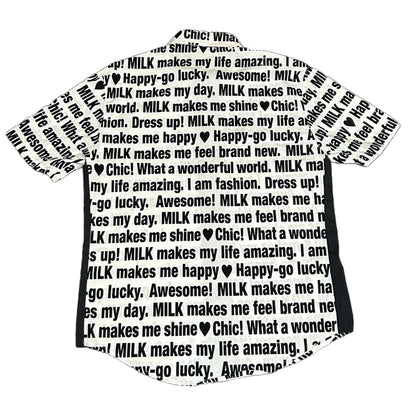 Milk Boy text blouse